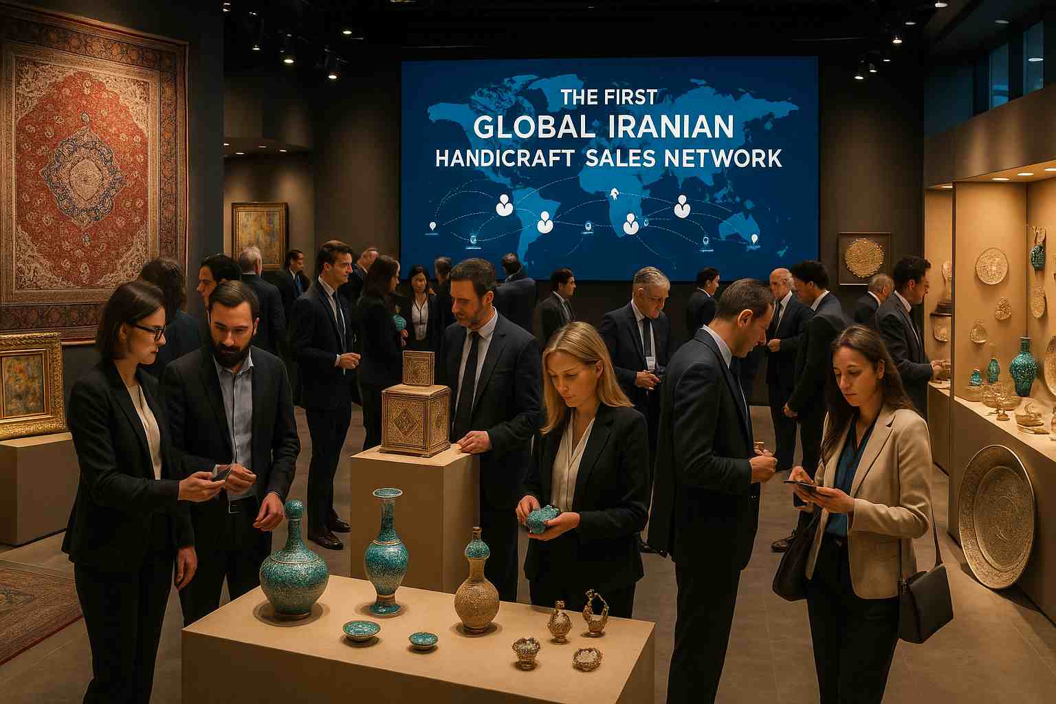 اولین شبکه جهانی فروش صنایع دستی ایران